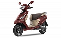 TVS Scooty Zest Matte Red pictures