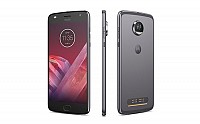 Motorola Moto Z2 Play Lunar Gray Front,Back And Side pictures