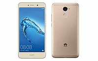 Huawei Y7 Prime Prestige Gold Front and Back pictures