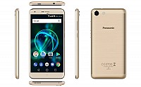 Panasonic P55 Max Champagne Gold Front,Back And Side pictures