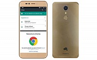 Micromax Selfie 2 Q4311 Gold Front And Back pictures