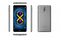 Huawei Honor 6X Grey Front,Back And Side pictures