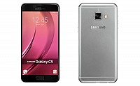 Samsung Galaxy C5 Grey Front and Back pictures