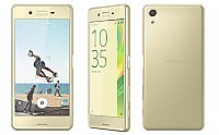 Sony Xperia X Performance Lime Gold Front, Back and Side pictures