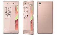 Sony Xperia X Performance Rose Gold Front, Back and Side pictures