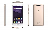 ZTE Blade V8 Champagne Gold Front,Back And Side pictures