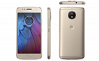 Motorola Moto G5S Fine Gold Front, Back And Side pictures