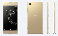 Sony Xperia XA1 Plus Gold Front, Back and Side pictures