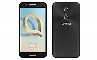 Alcatel A7 Metallic Black Front And Back pictures