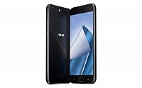 Asus ZenFone 4 Pro Pure Black Front,Back And Side pictures