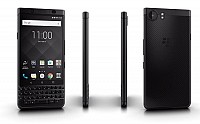 BlackBerry KEYone Limited Edition Black Front, Back And Side pictures