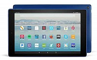 Amazon Fire HD 10 (2017) Marine Blue Front and Back pictures