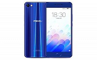 Meizu X Blue Front And Back pictures