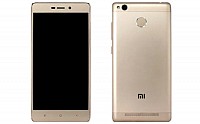 Xiaomi Redmi 3A Gold Front And Back pictures