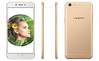 Oppo A77 Gold Front, Back And Side pictures