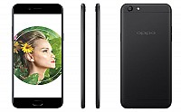 Oppo A77 Black Front, Back And SIde pictures
