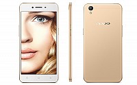 Oppo A37 Gold Front,Back And Side pictures