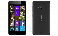 Microsoft Lumia 535 Dual SIM Black Front And Back pictures