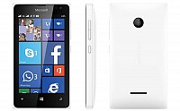 Microsoft Lumia 435 White Front,Back And Side pictures