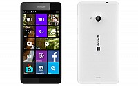 Microsoft Lumia 535 Dual SIM White Front And Back pictures