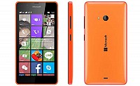 Microsoft Lumia 540 Dual SIM Orange Front,Back And Side pictures