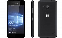 Microsoft Lumia 550 Black Front,Back And Side pictures
