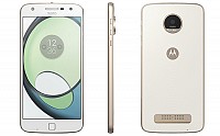 Motorola Moto Z Play White Front, Back And Side pictures