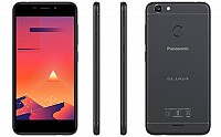 Panasonic Eluga I5 Black Front, Back and Side pictures