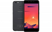 Panasonic Eluga I5 Black Front and Back pictures