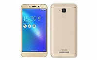 Asus ZenFone 3 Max (ZC520TL) Gold Front and Back pictures