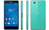 Sony Xperia Z3 Compact Green Front,Back And Side pictures