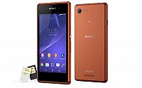 Sony Xperia E3 Dual Copper Front,Back And Side pictures