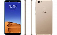 Vivo V7 Plus Champagne Gold Front,Back And Side pictures