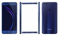 Huawei Honor 8 Sapphire Blue Front,Back And Side pictures