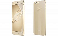 Huawei Honor 8 Sunrise Gold Front,Back And Side pictures