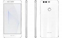 Huawei Honor 8 Pearl White Front,Back And Side pictures