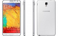 Samsung Galaxy Note 3 Neo White Front, Back And Side pictures