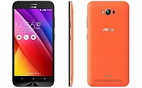 Asus Zenfone Max ZC550KL Orange Front,Back And Side pictures