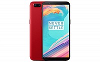 OnePlus 5T Lava Red Front And Back pictures