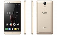 Lenovo Vibe K5 Note Gold Front, Back And Side pictures