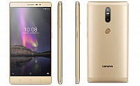 Lenovo Phab 2 Plus Champagne Gold Front, Back And Side pictures