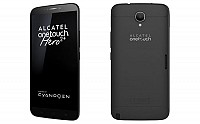 Alcatel OneTouch Hero 2 Plus Black Front,Back And Side pictures