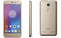 Lenovo K6 Power Gold Front, Back And Side pictures