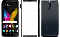 Huawei Honor 9i Graphite Black Front,Back And Side pictures