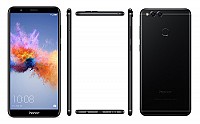 Huawei Honor 7X Black Front,Back And Side pictures