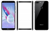 Huawei Honor 9 Lite Midnight Black Front,Back And Side pictures