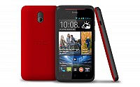 HTC Desire 210 Red Front,Back And Side pictures