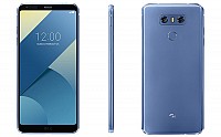 LG G6 Blue Front, Back And Side pictures
