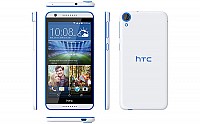 HTC Desire 820s Santorini White Front,Back And Side pictures