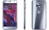 Motorola Moto X4 Sterling Blue Front,Back And Side pictures